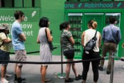 名字测算在线经纪商Robinhood未能加入标普500指数 盘前下跌3%